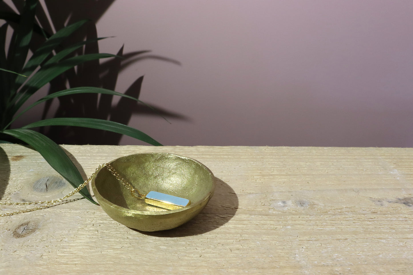 Jahi Brass Bowl - Brushed Gold