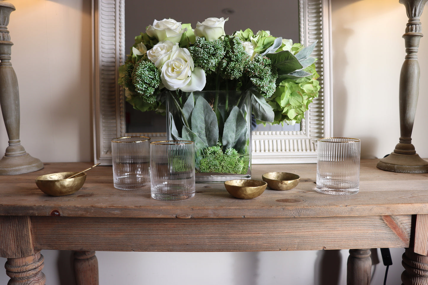 Jahi Brass Bowl - Brushed Gold