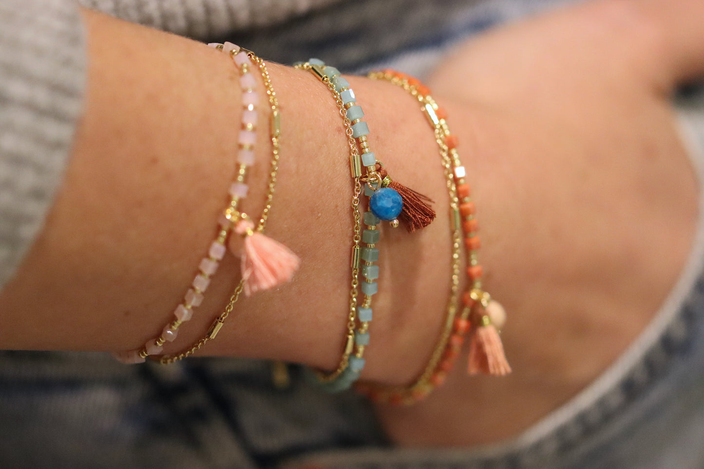 Japanese Seed Bead Bracelet (3 Colour Options)