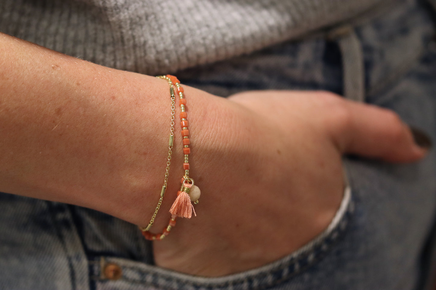 Japanese Seed Bead Bracelet (3 Colour Options)
