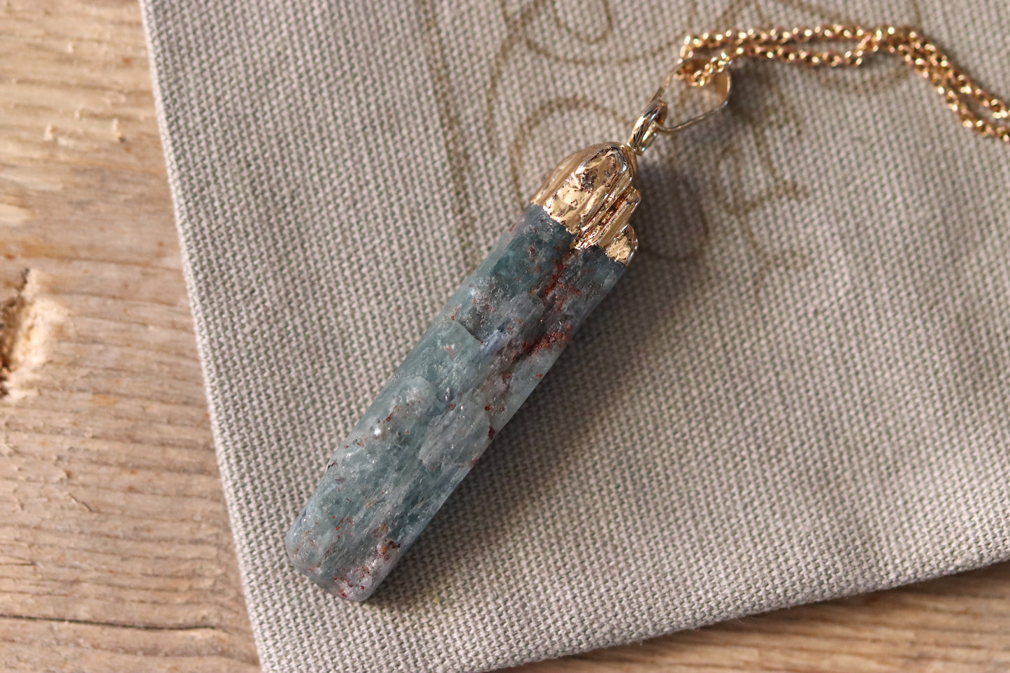 Natural Kyanite Necklace