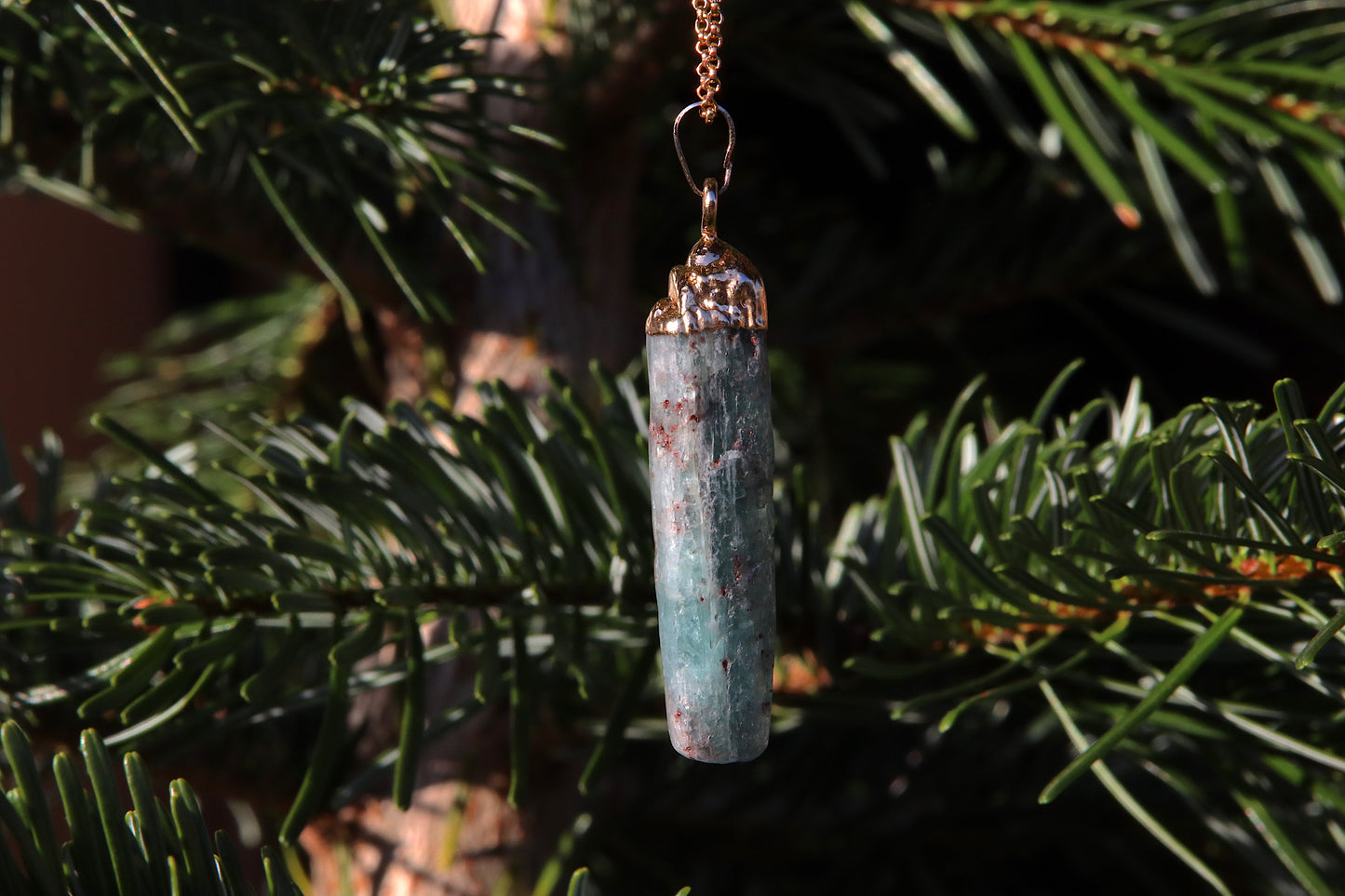 Natural Kyanite Necklace