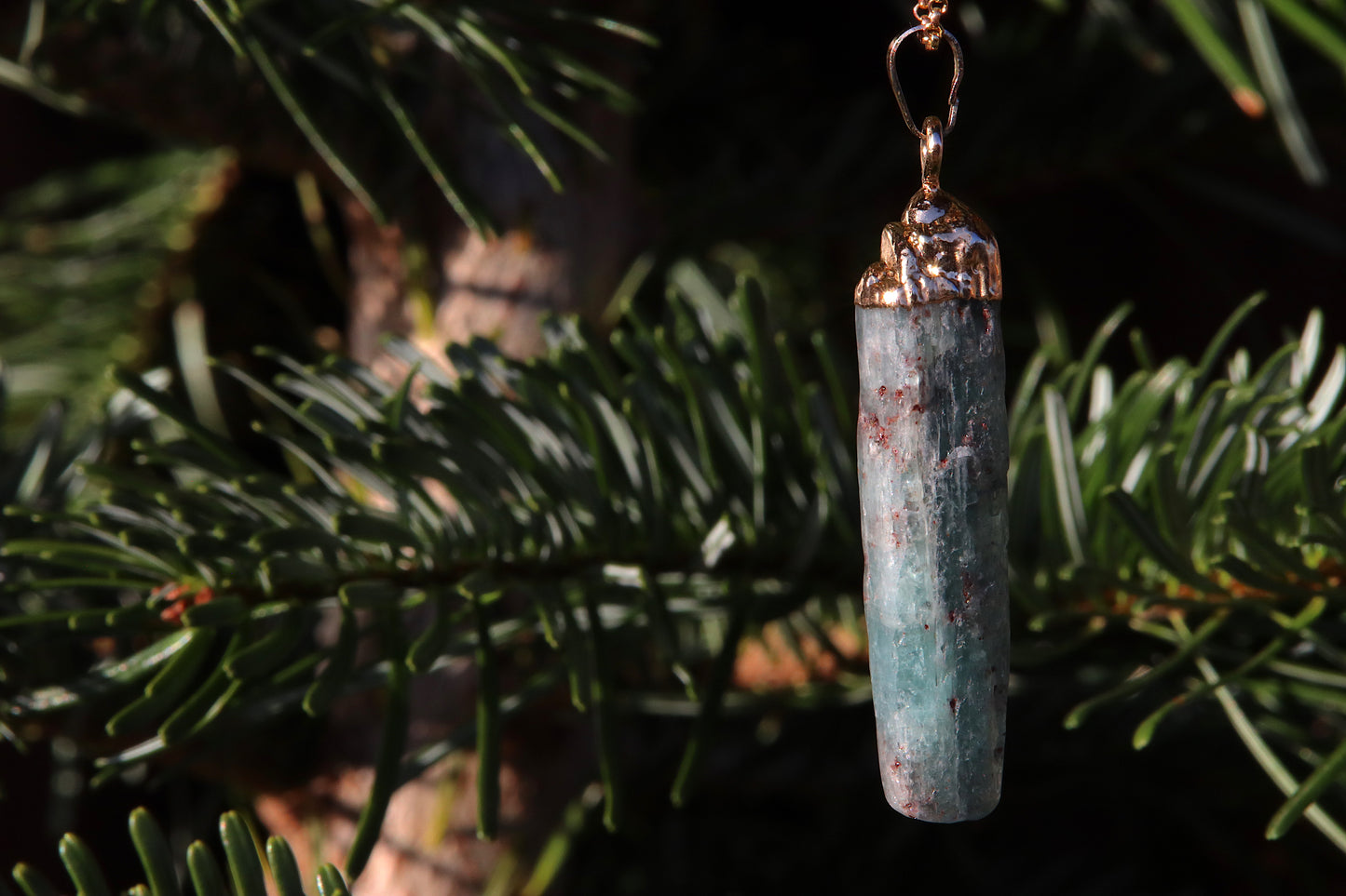 Natural Kyanite Necklace