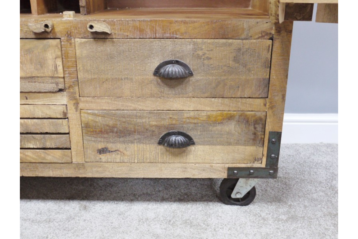 Large Mango Wood Cabinet - PRE-ORDER: BACK IN STOCK END OF APRIL