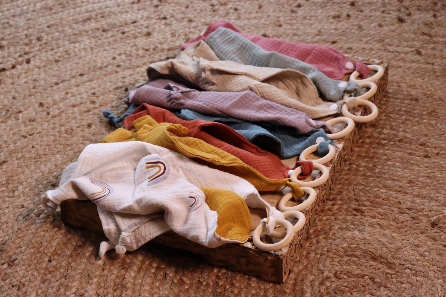 Muslin Comforter & Teething Ring