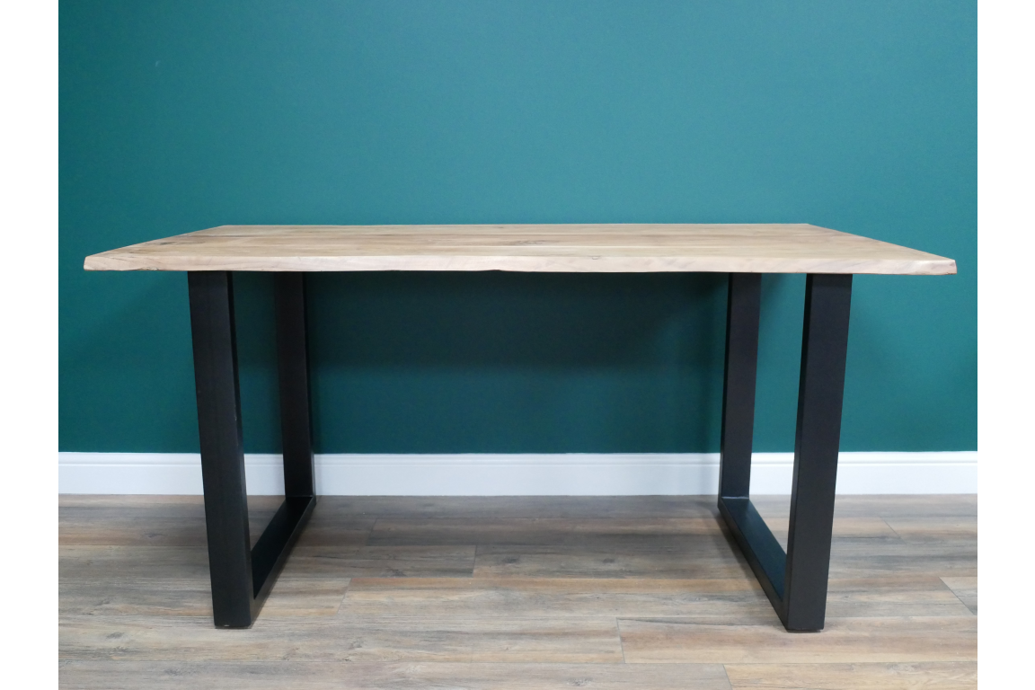 Living Edge Wooden Dining Table
