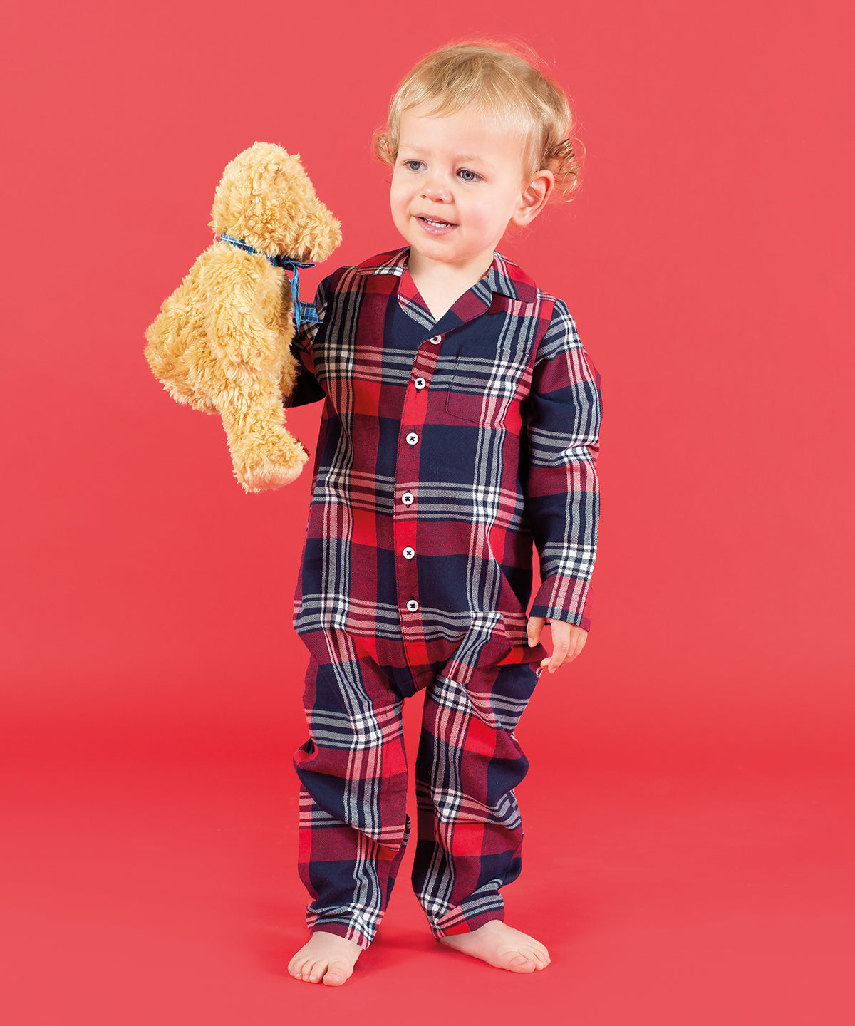 Little Ones Tartan All-In-One