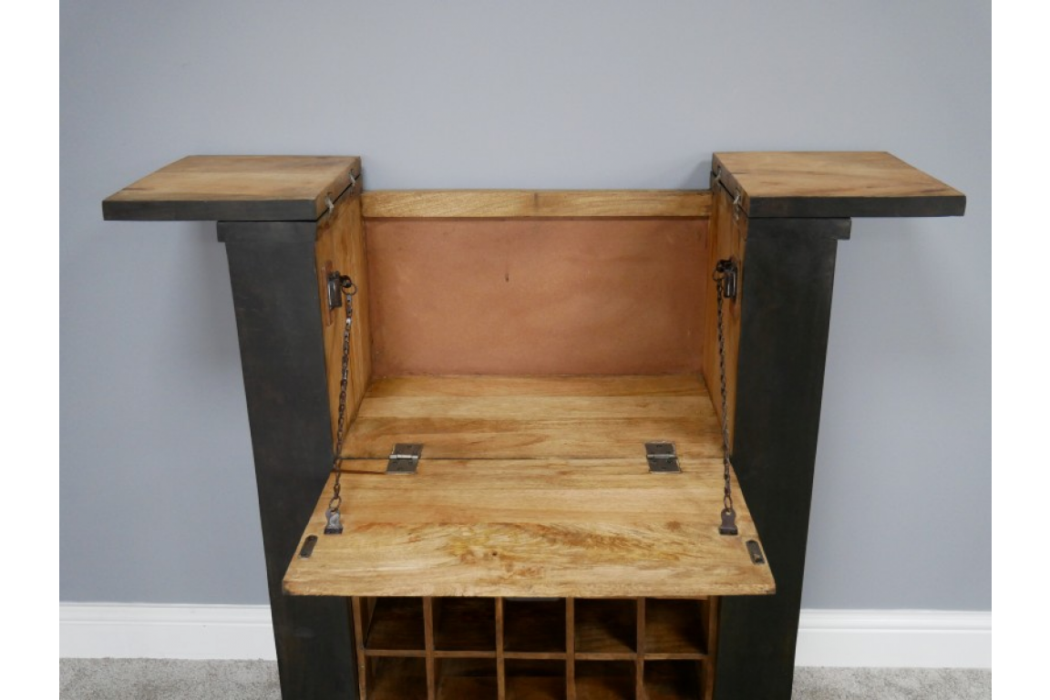 Mango Wood Wine Cabinet