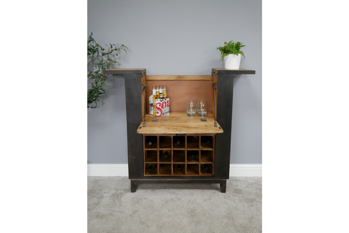 Mango Wood Wine Cabinet