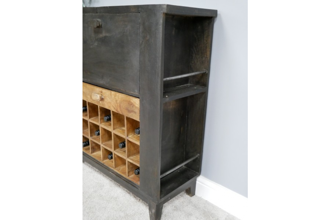 Mango Wood Wine Cabinet