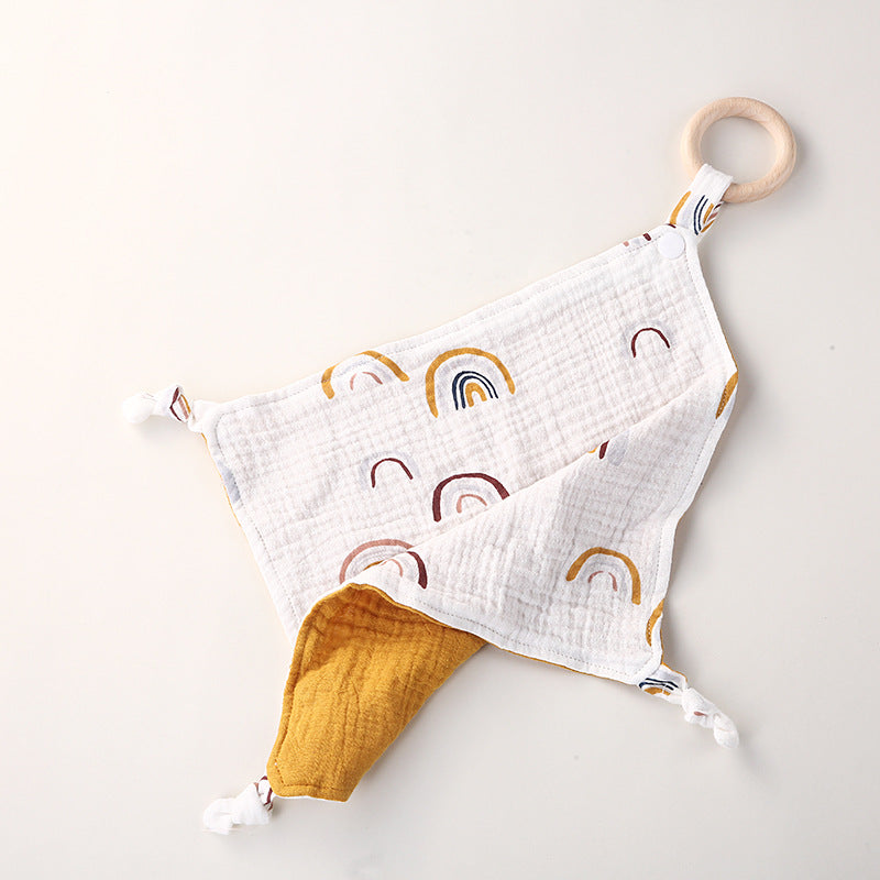 Muslin Comforter & Teething Ring