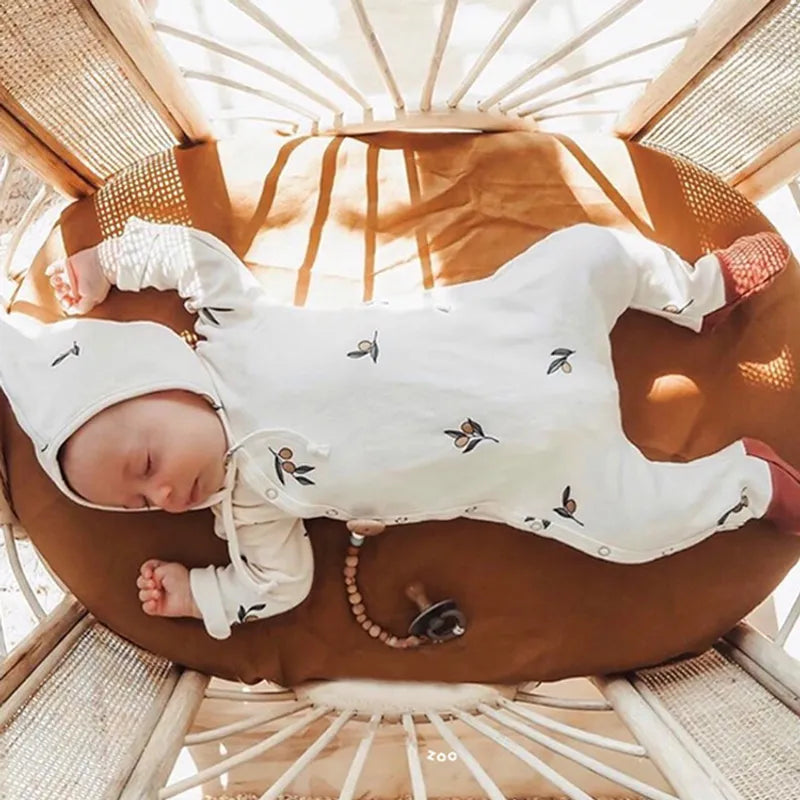 Olive Babygrow With Hat
