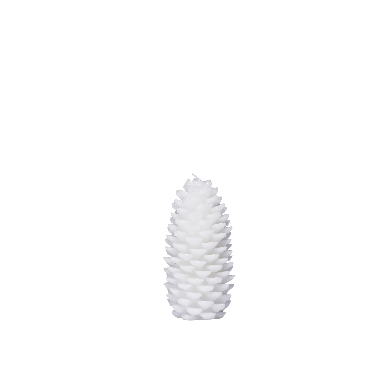 Pinecone Candle - Silver or White
