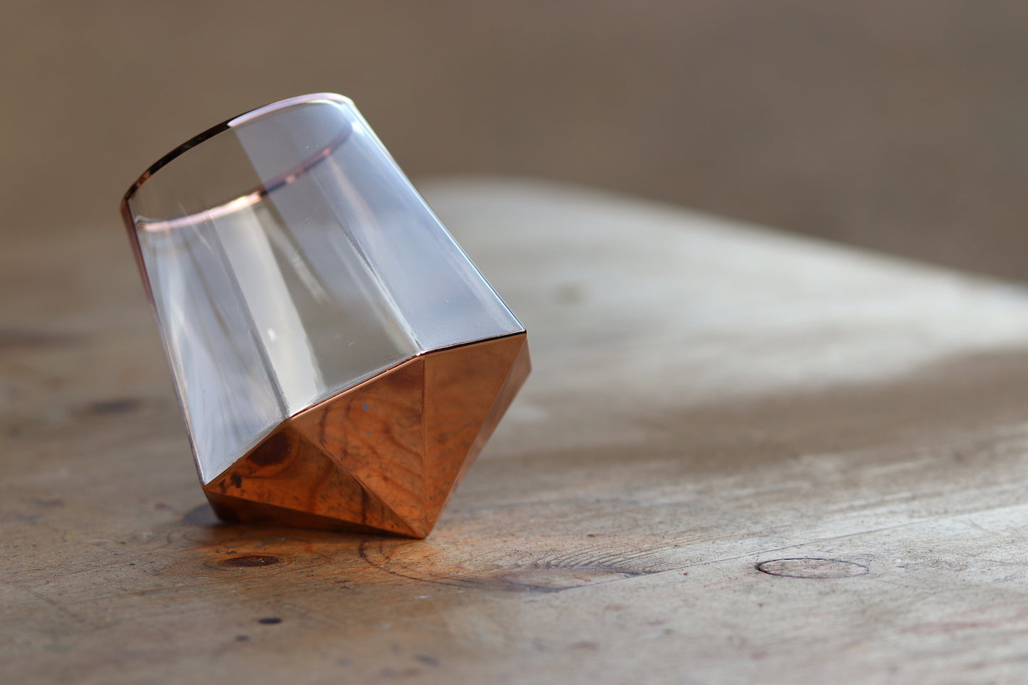 Rose Gold Prism Tilt Tumbler
