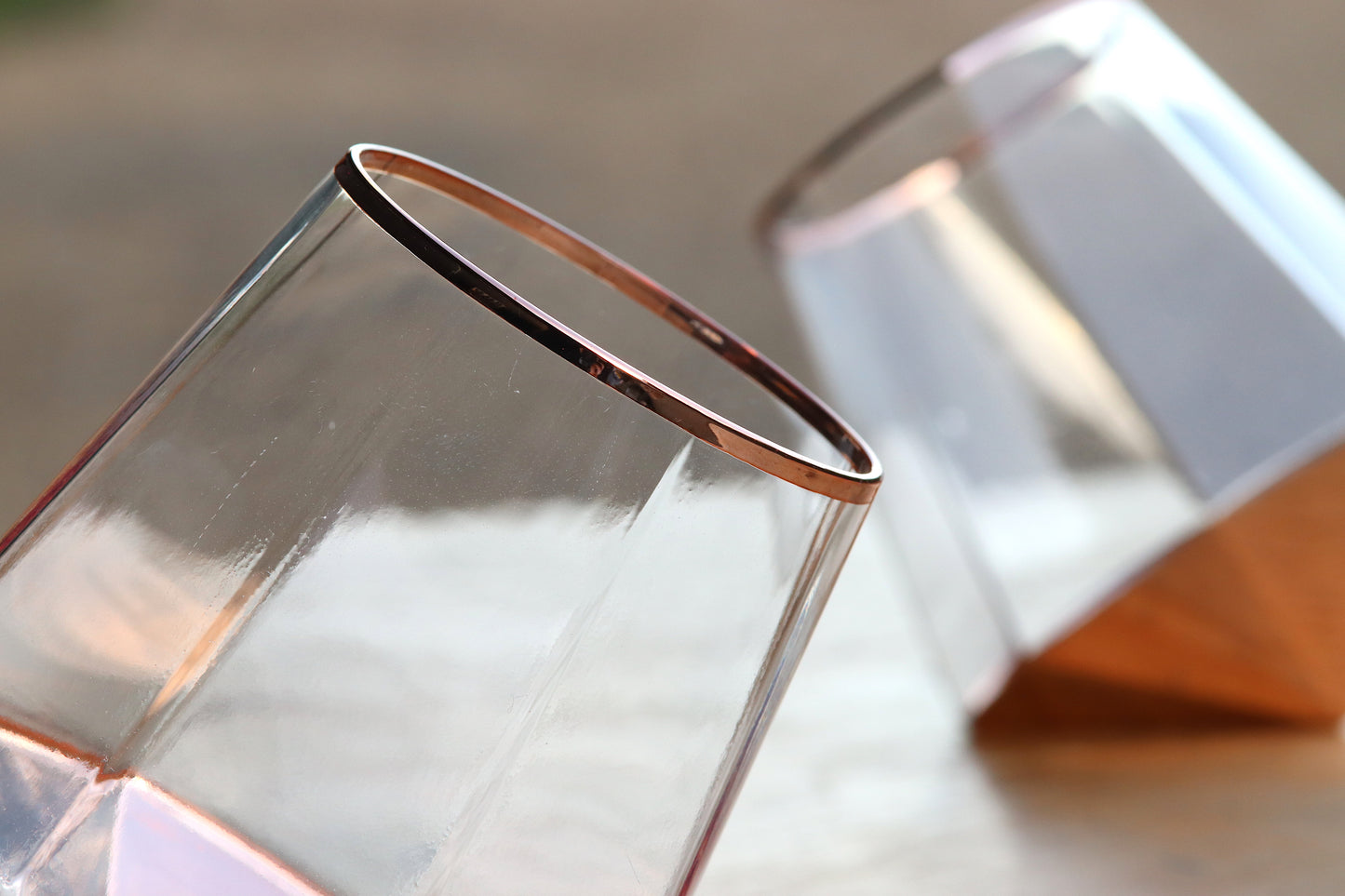 Rose Gold Prism Tilt Tumbler