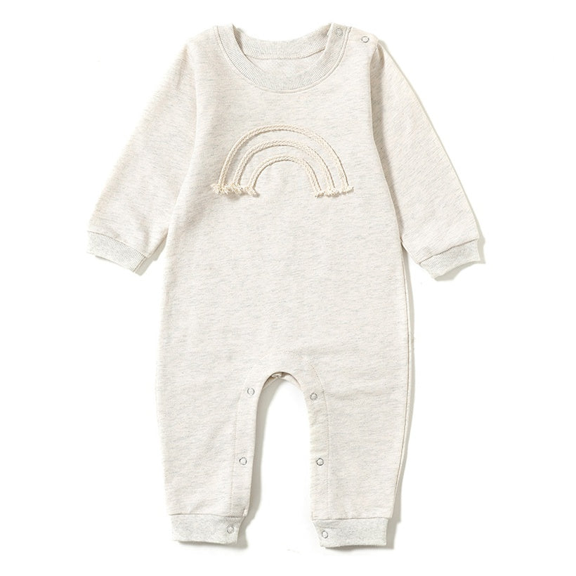 Waffled Rainbow Babygrow