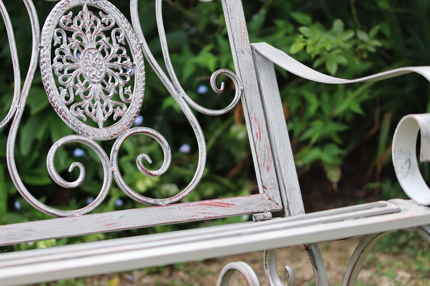 Grey Rocking Bench
