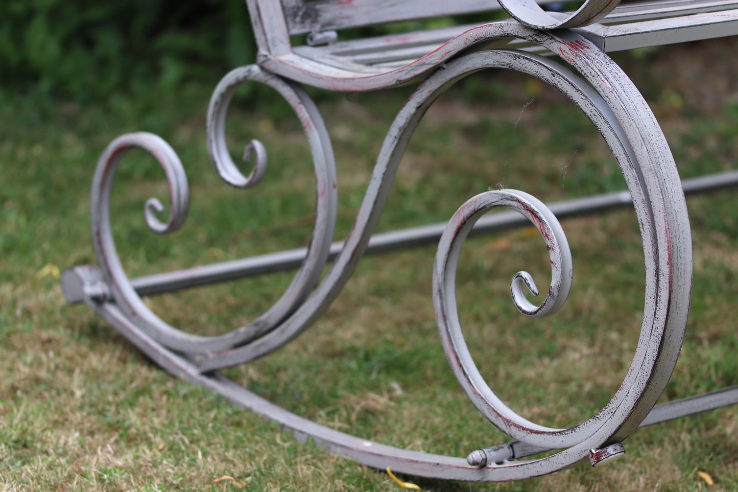 Grey Rocking Bench
