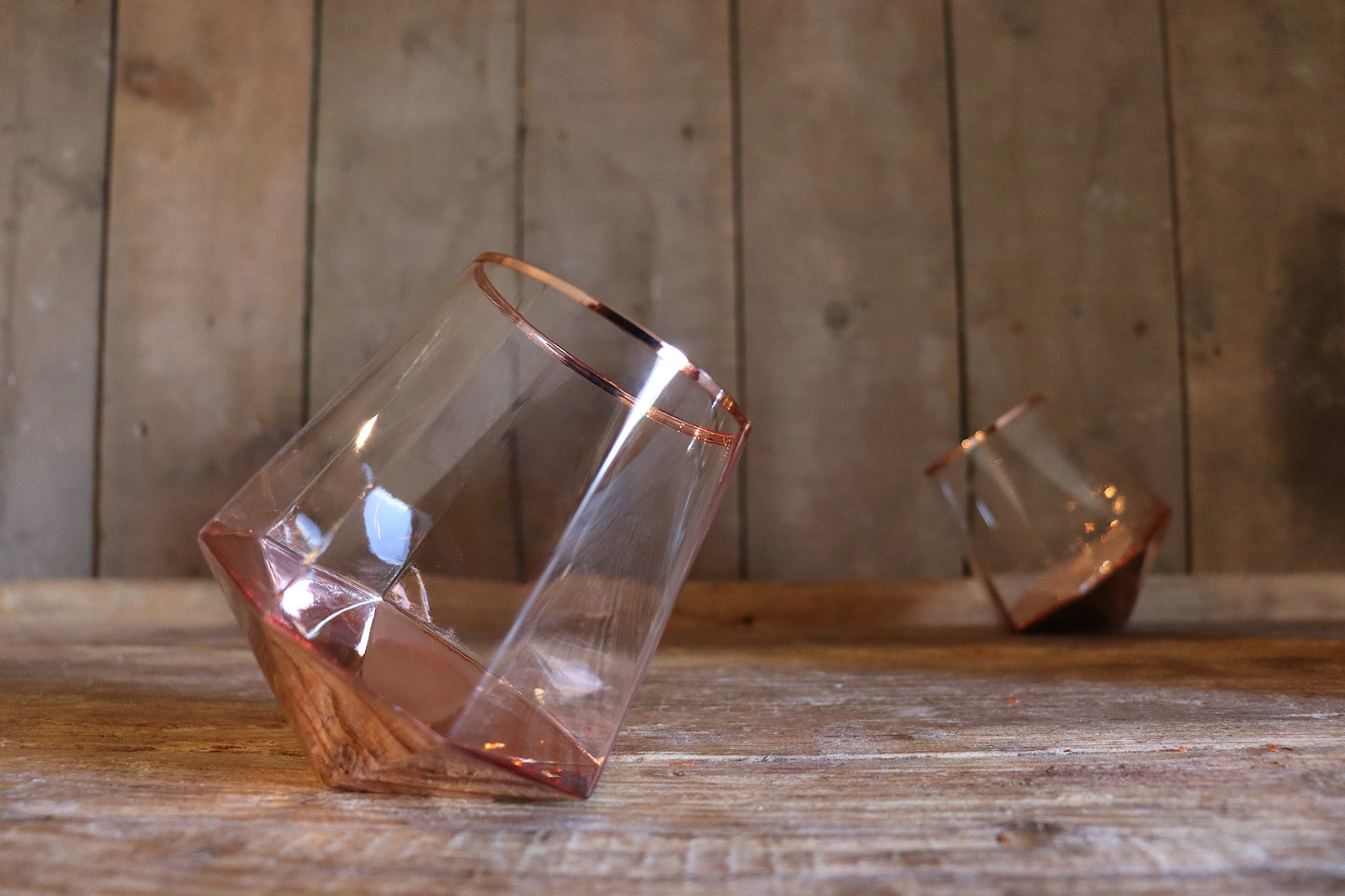 Rose Gold Prism Tilt Tumbler