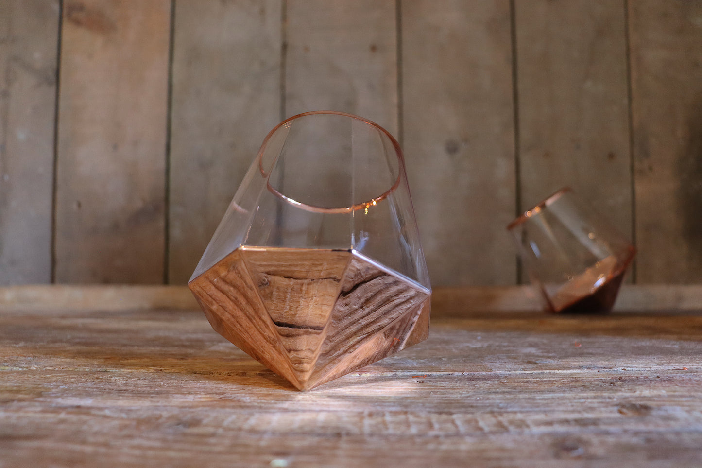 Rose Gold Prism Tilt Tumbler