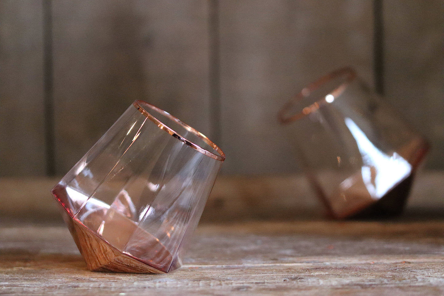 Rose Gold Prism Tilt Tumbler