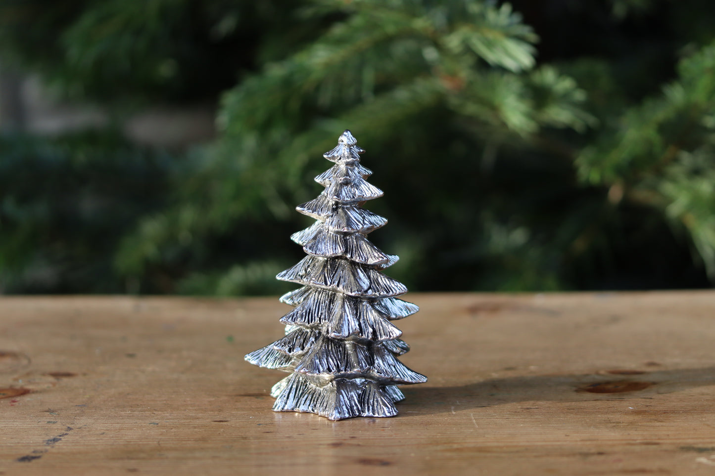 Serafina Christmas Tree - Antique Silver