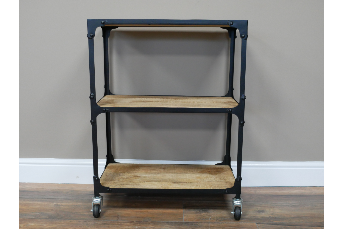 Industrial Shelves on Wheels
