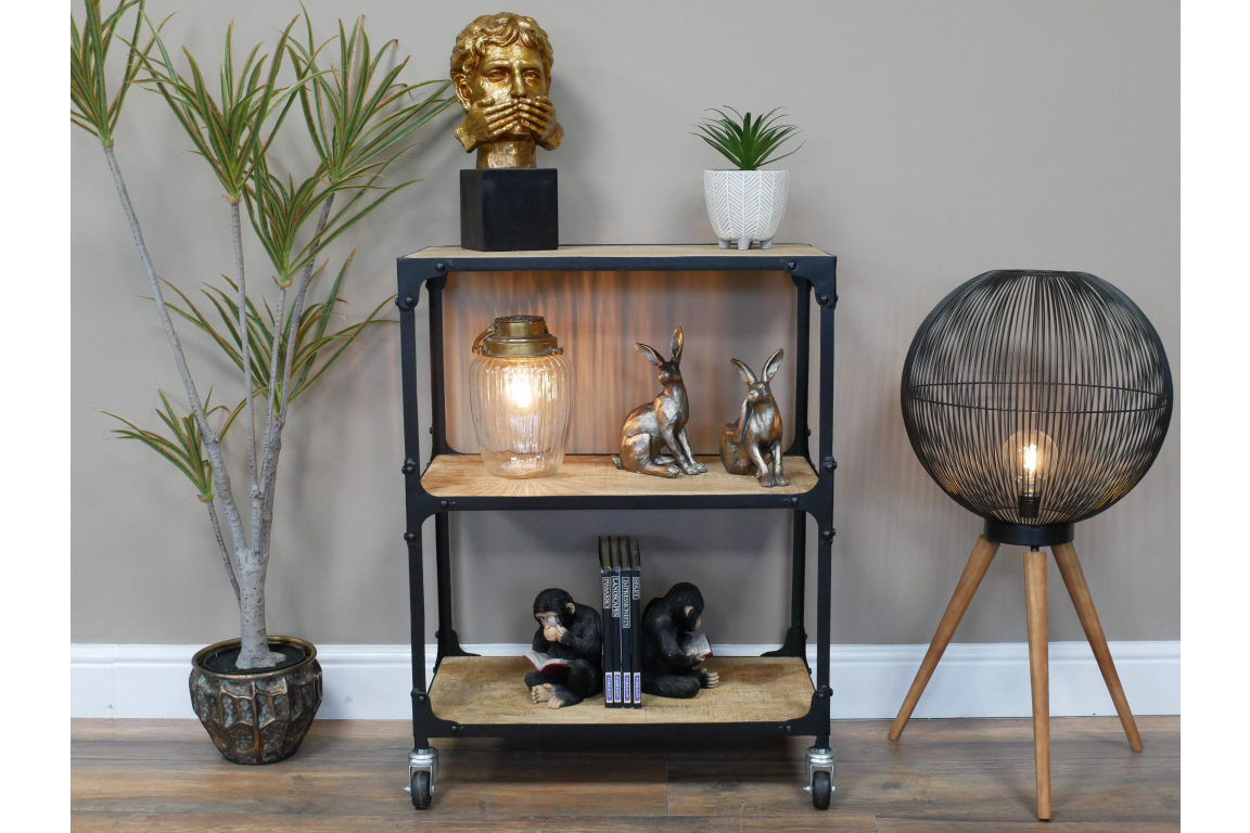 Industrial Shelves on Wheels