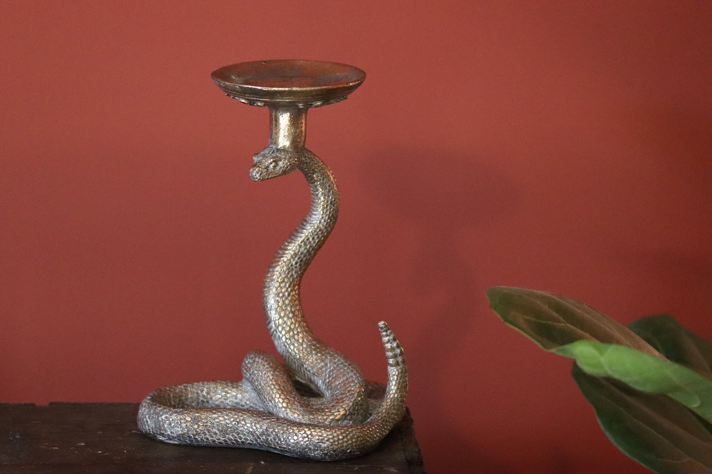 Rising Snake Candle Holder