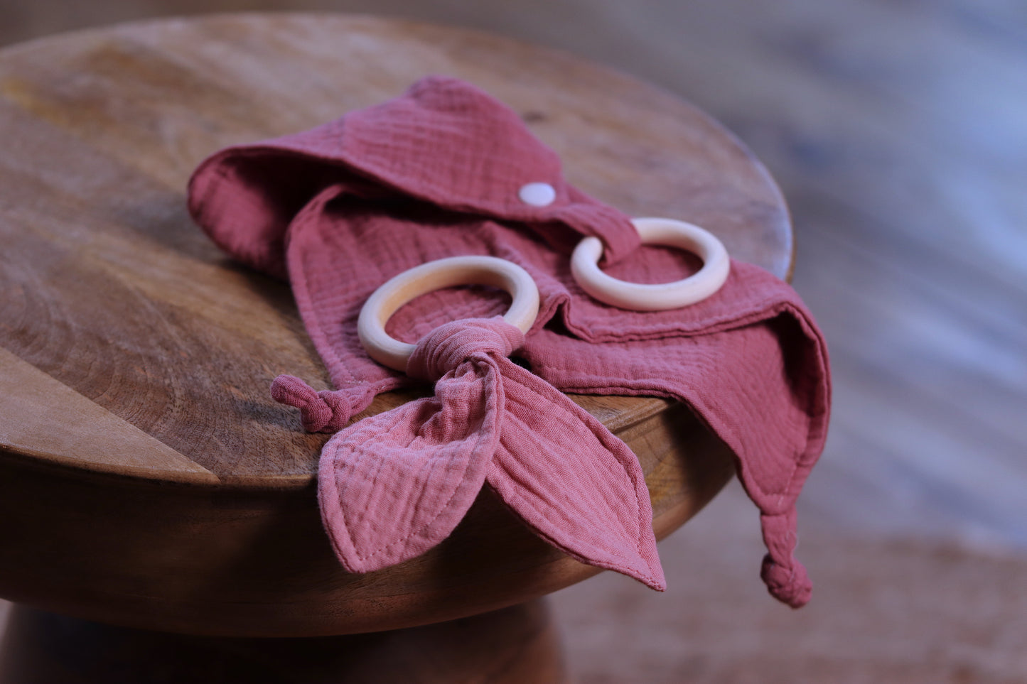 Muslin Comforter & Teething Ring