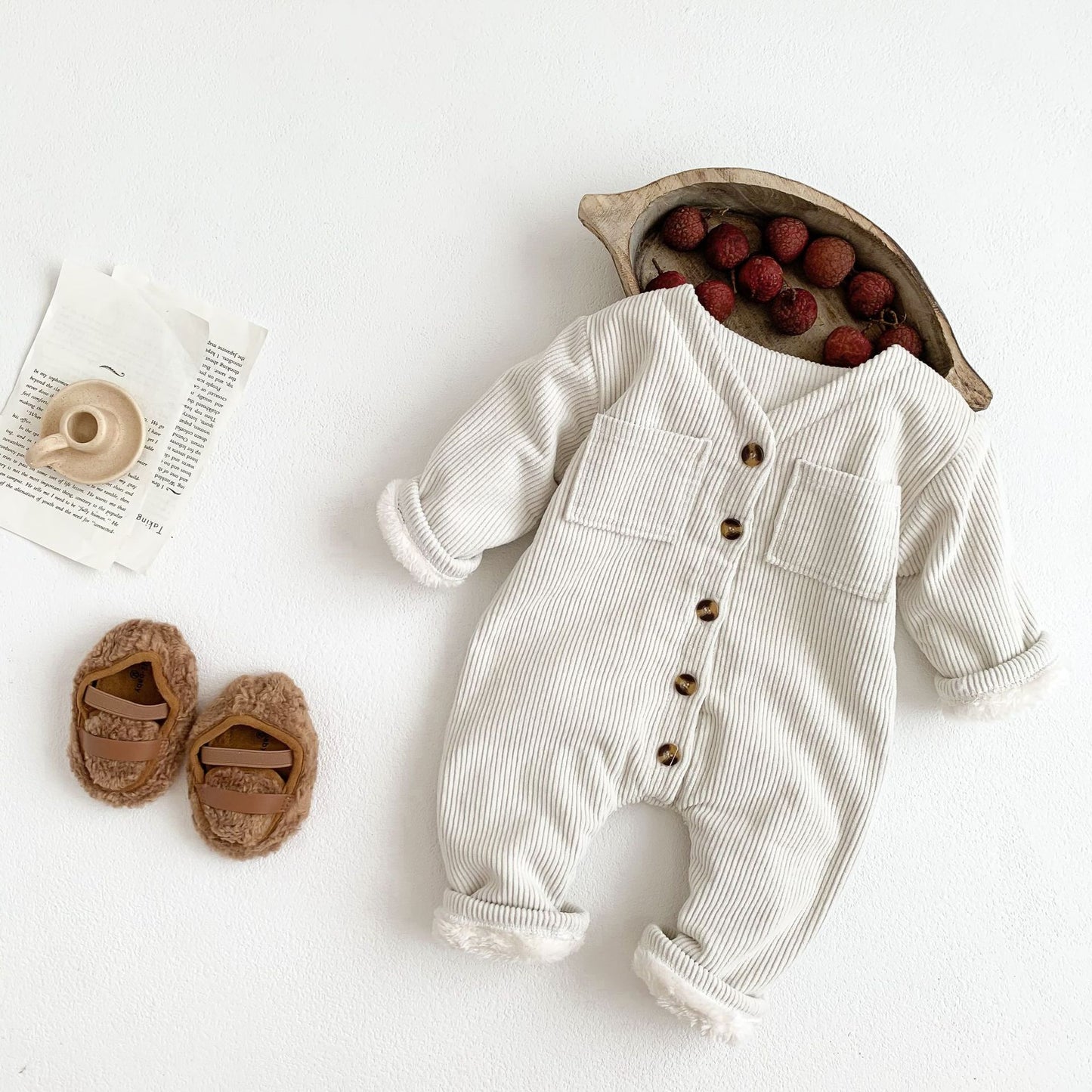 Monroe Cord & Fleece Jumpsuit