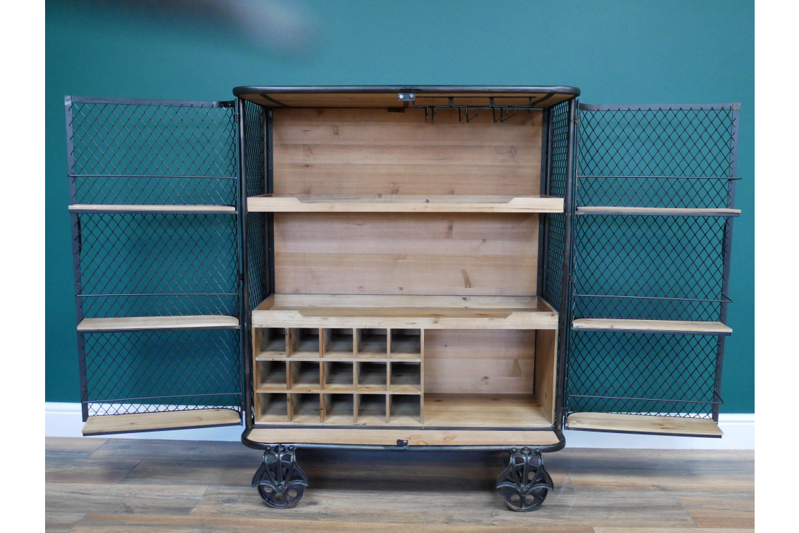 Industrial Drinks Cabinet