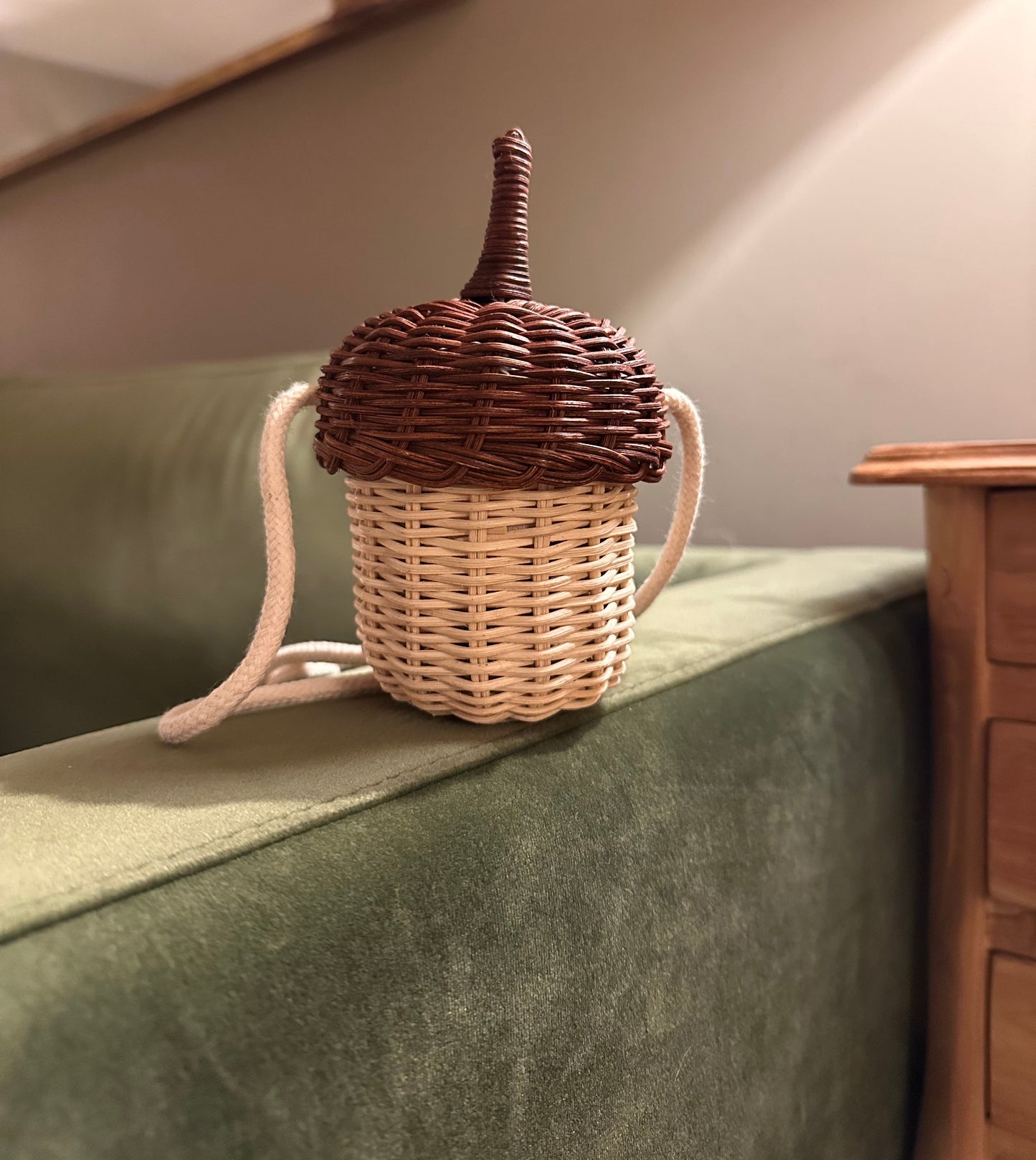 Tiny Treasure Acorn Basket