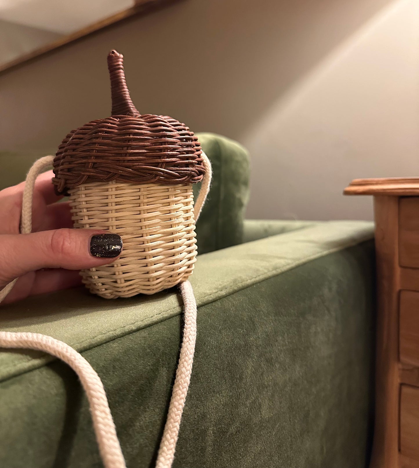 Tiny Treasure Acorn Basket