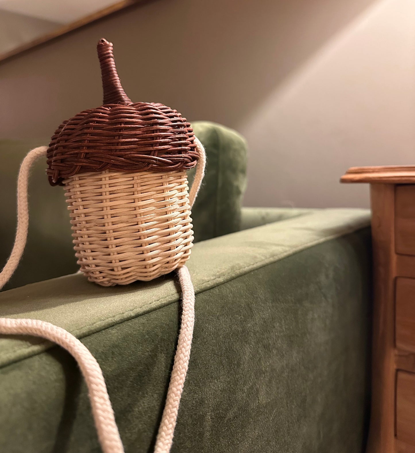 Tiny Treasure Acorn Basket