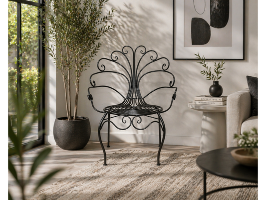 Curly Metal Garden Chair