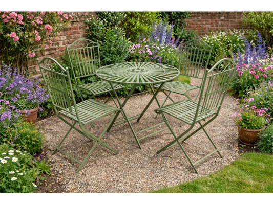Green Garden Patio Set, 4 Seater