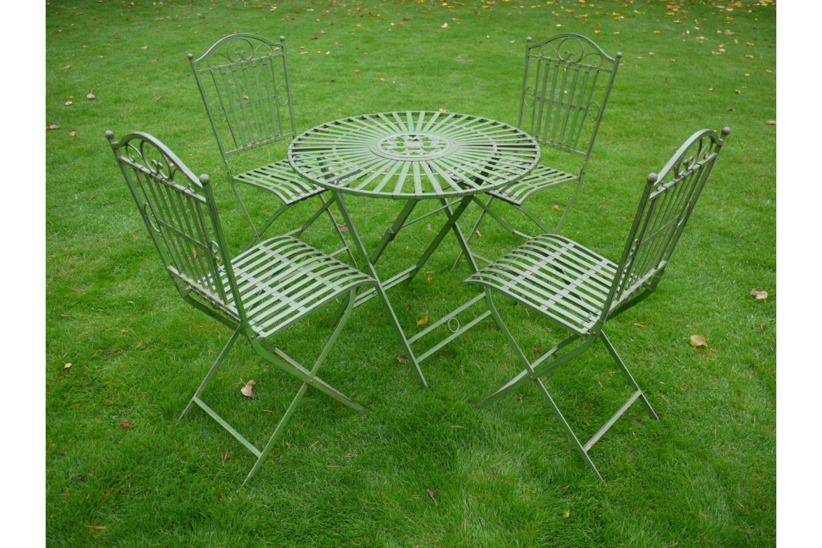 Green Garden Patio Set, 4 Seater