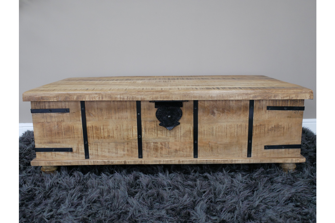 Mango Wood Trunk Coffee Table