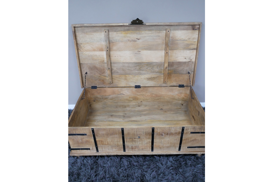 Mango Wood Trunk Coffee Table