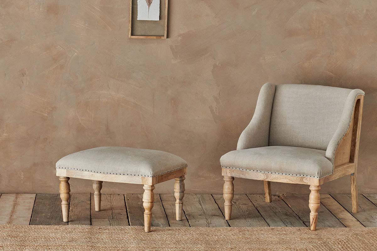 Linen Deconstructed Armchair