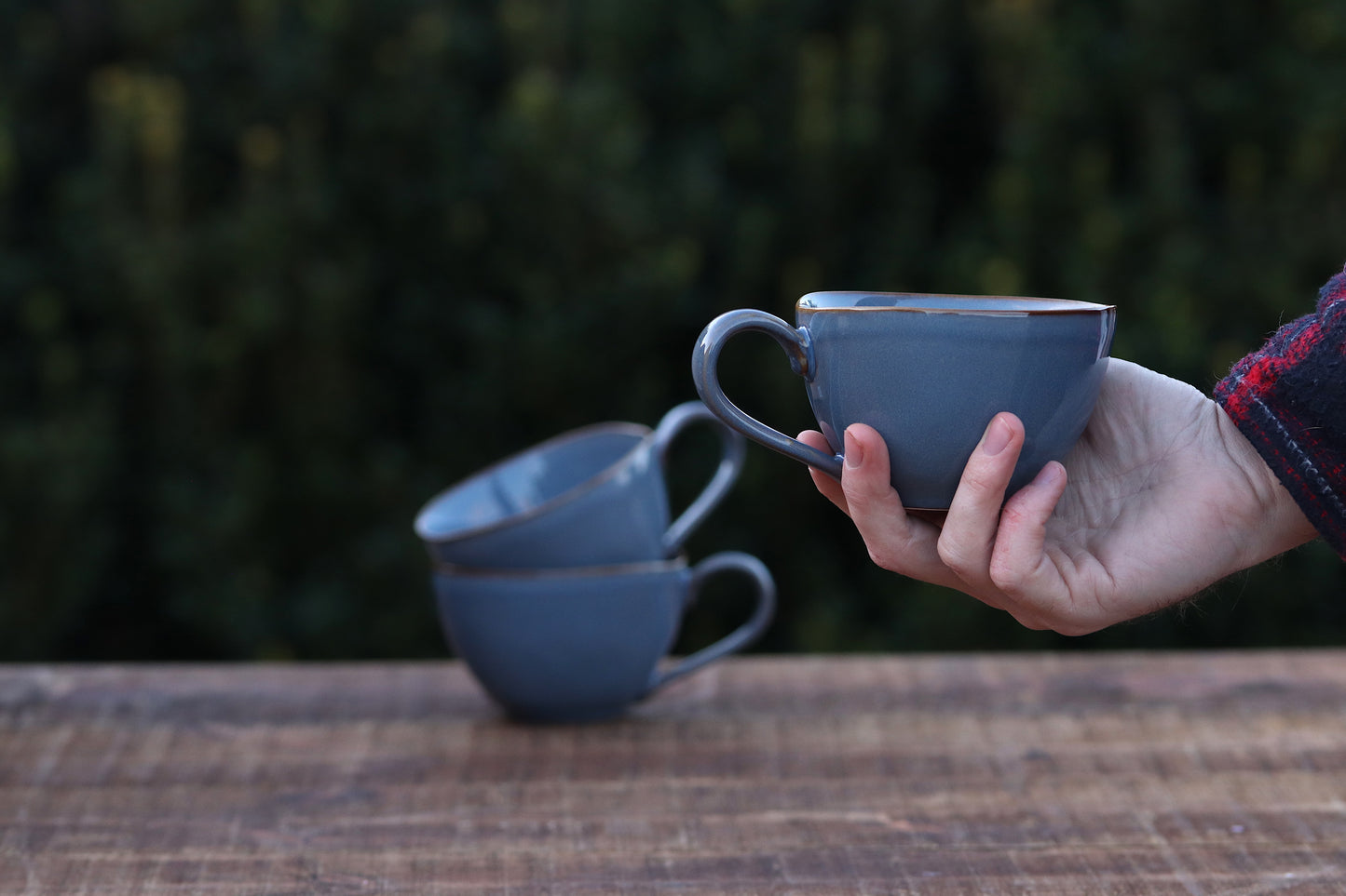 Blue Stoneware mug