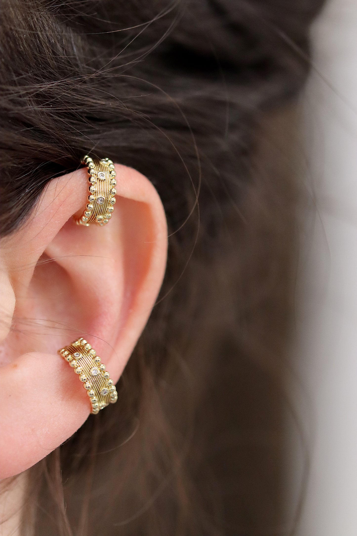 18k Gold Plated Cuff Earring