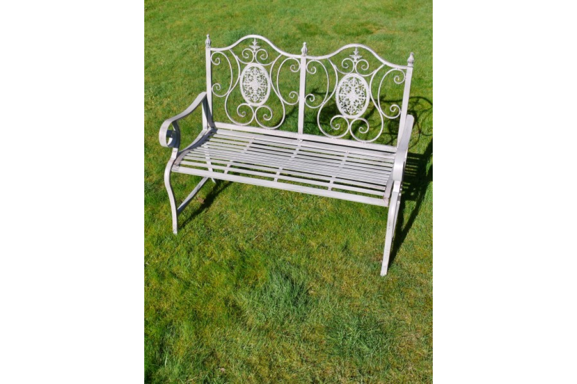 Antique-Grey Bench