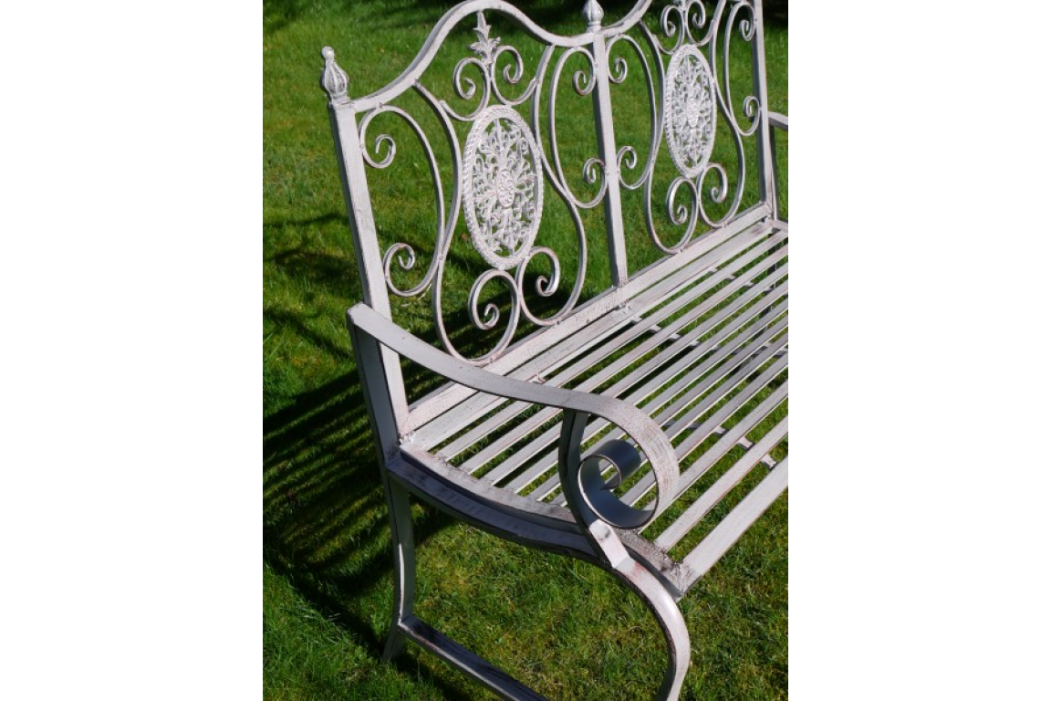 Antique-Grey Bench