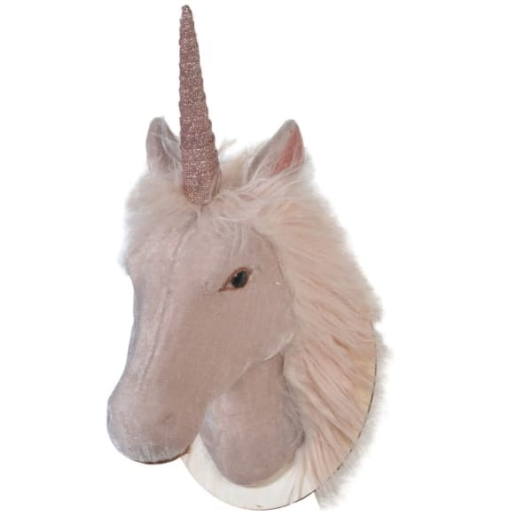 Velveteen Unicorn Head