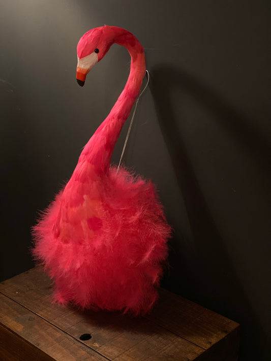 Pink Flamingo Wall Mount