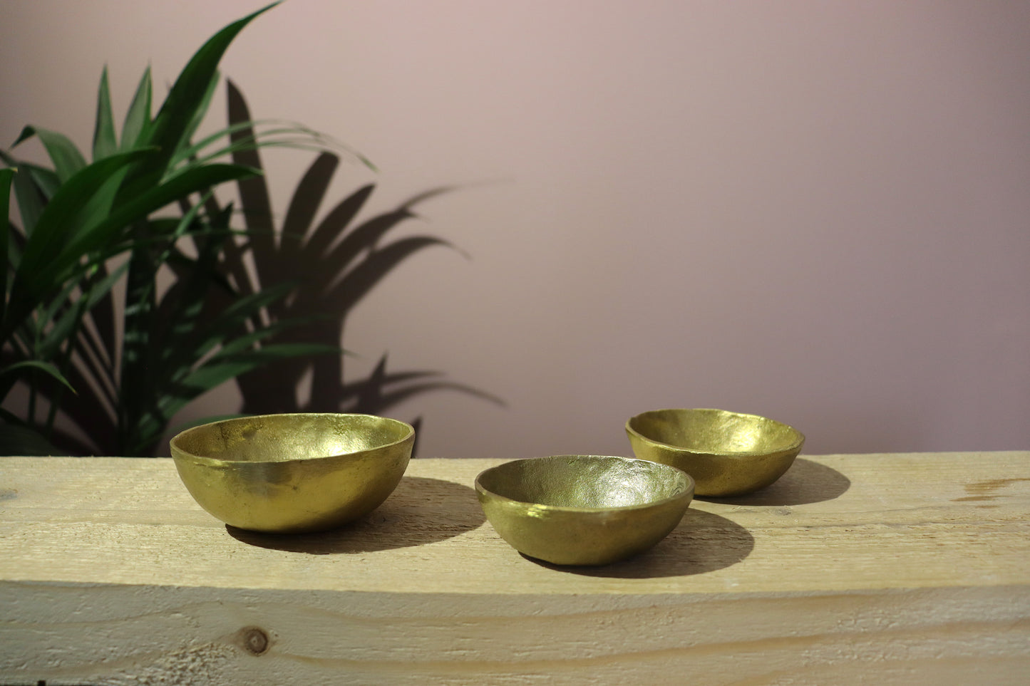 Jahi Brass Bowl - Brushed Gold