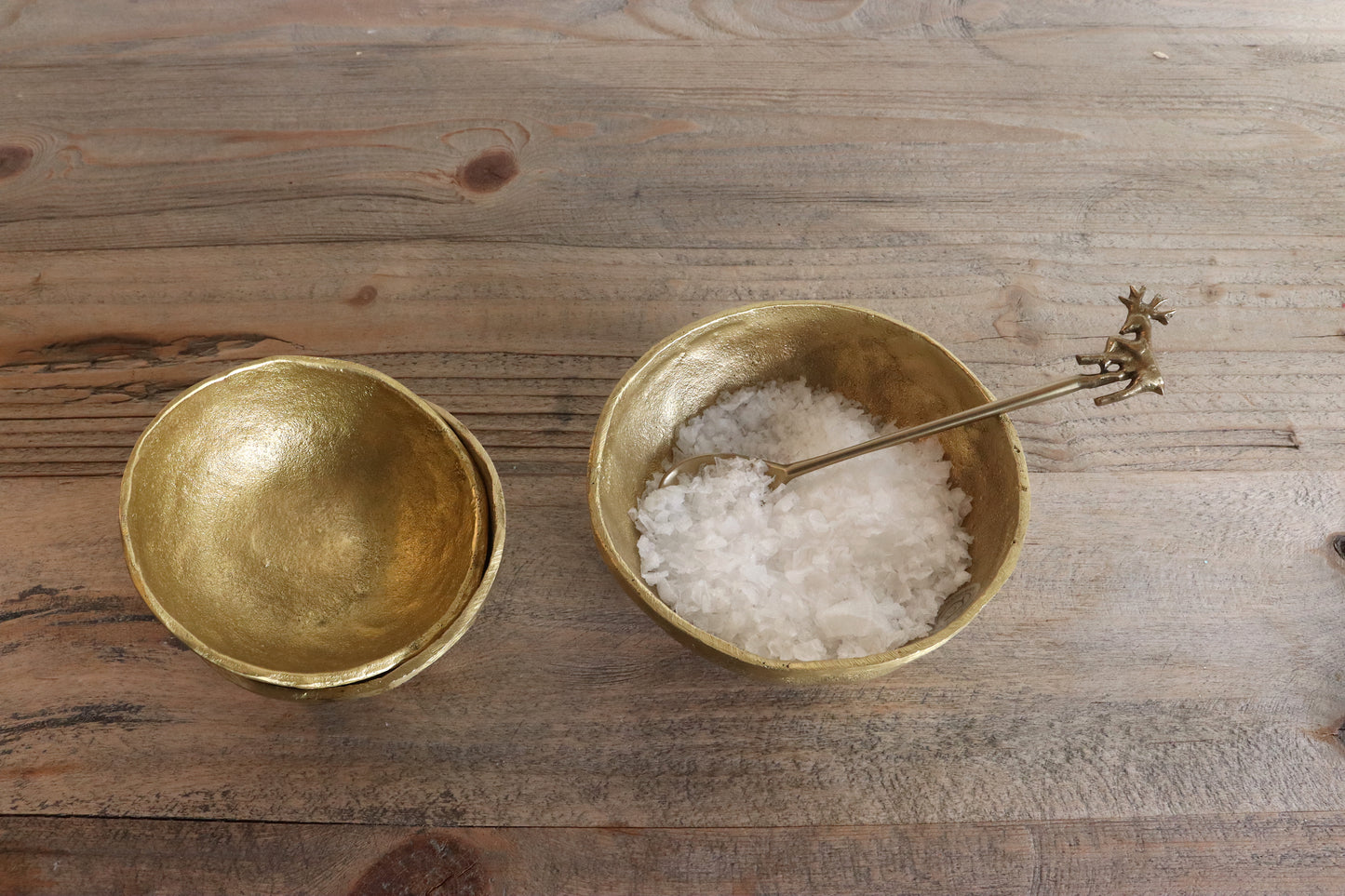 Jahi Brass Bowl - Brushed Gold