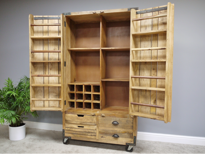Large Mango Wood Cabinet